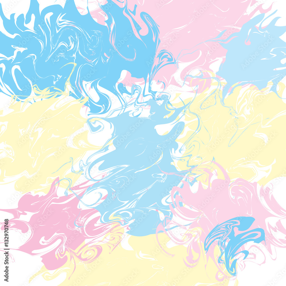 Abstract marbled pattern. Vector illustration