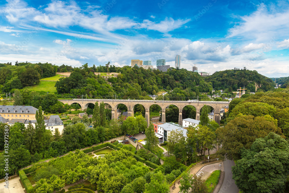 Train bridge in Luxembourg
