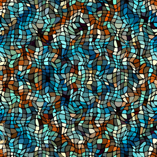 Seamless mosaic pattern