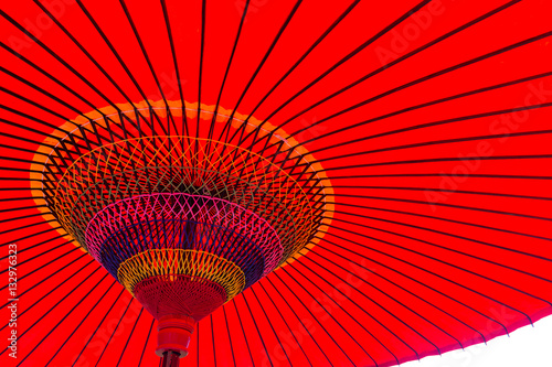 Red umbrella © leungchopan