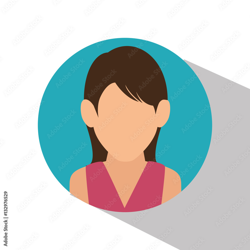 young woman avatar character vector illustration design young woman avatar character vector illustration design