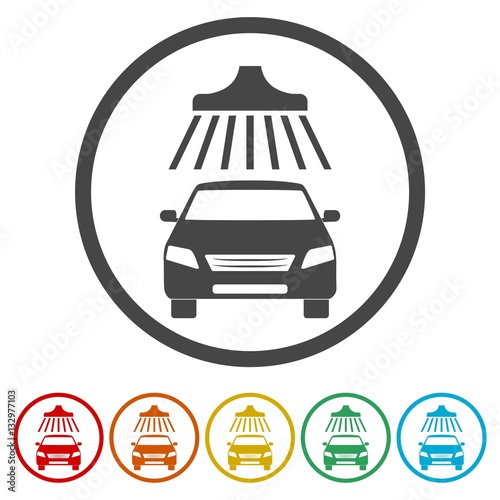 Car wash icon 