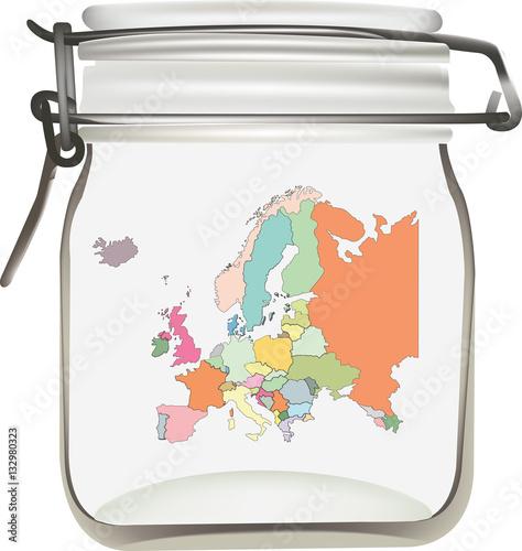 vasetto di vetro per la conservazione