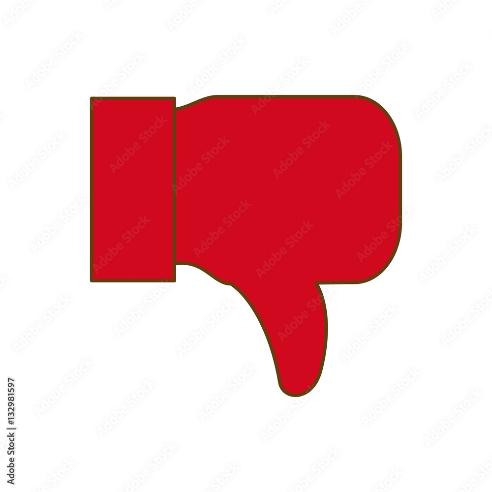 x reject or cancel hand gesture thumb down icon image vector illustration design x reject or cancel hand gesture thumb down icon image vector illustration design