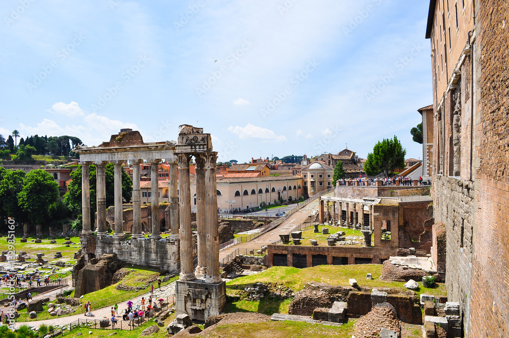 Roman ruins, Italy