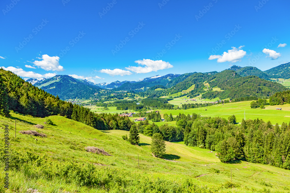 landscape in oberallgau (bavaria - germany)