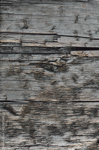 Natural Weathered Grey Tan Taupe Sepia Wooden Board, Cracked Rough Cut Wood Texture, Large Detailed Old Aged Gray Lumber Background Macro Closeup, Vertical Textured Crack Pattern