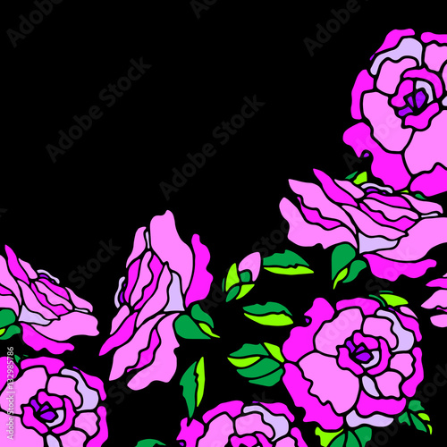 floral flower rose spring summer background botanical