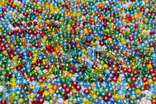 Background from beads.