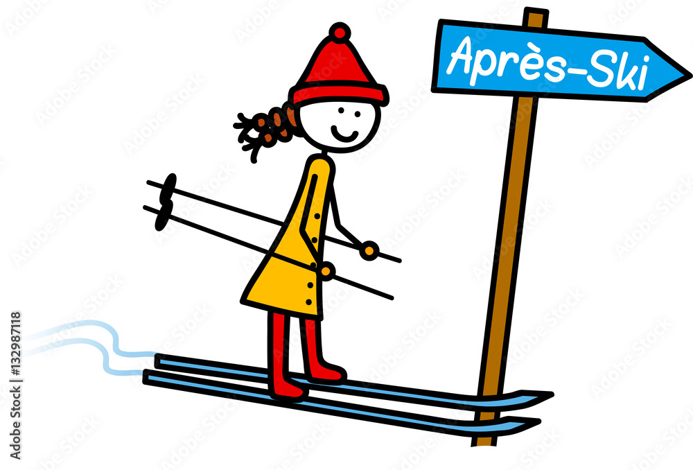 Fototapeta premium Après-Ski 
