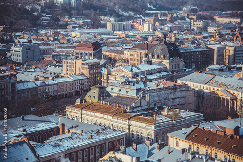 View on roofs of old city