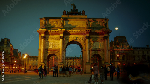 Arc de Triomphe du Carrousel, It is a triumphal arch that was to commemorate Napoleon's military victories, near Louvre