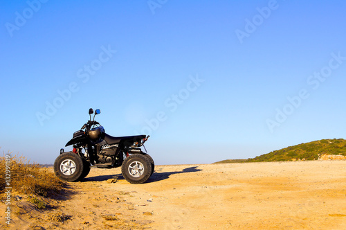 Quad ATV in the desert