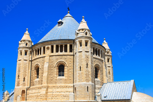 Abbey of the Dormition  in Mt. Zion  Jerusalem  Israel.