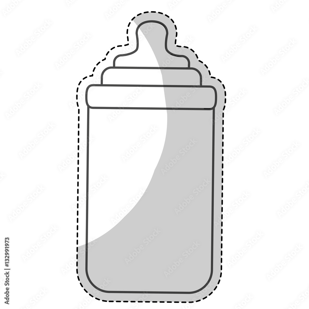 bottle baby shower related icon image vector illustration design bottle baby shower related icon image vector illustration design