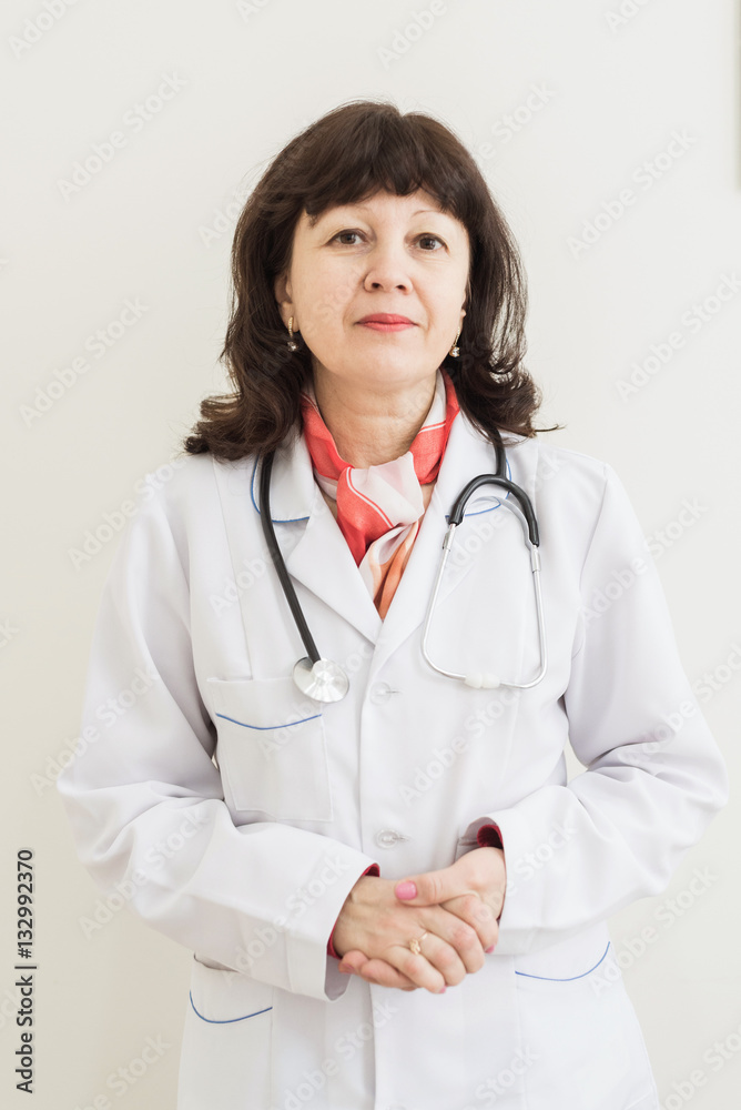 Mid age female doctor Mid age female doctor