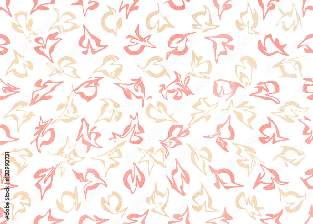 Naklejka premium Watercolor abstract pattern.
