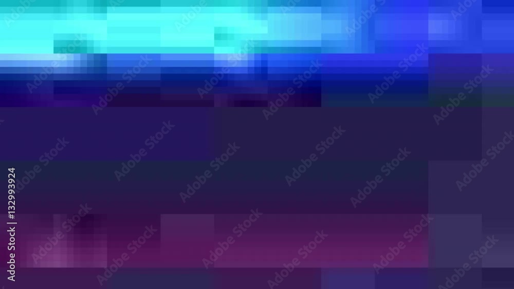 Digital TV signal loss flickers and shifts (Loop). Digital TV signal loss flickers and shifts (Loop).