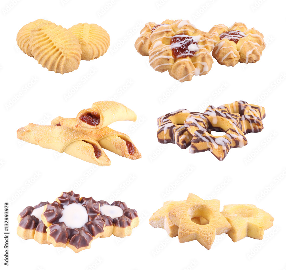 Cookies Isolated On the White background. Cookies Isolated On the White background.