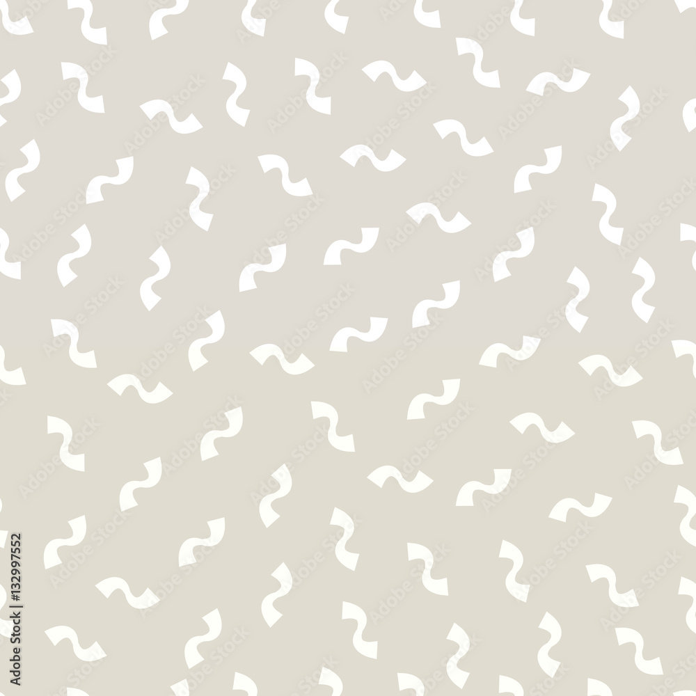 Abstract geometric gray memphis fashion design subtle pattern