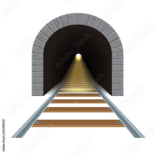 Railroad tunnel photo