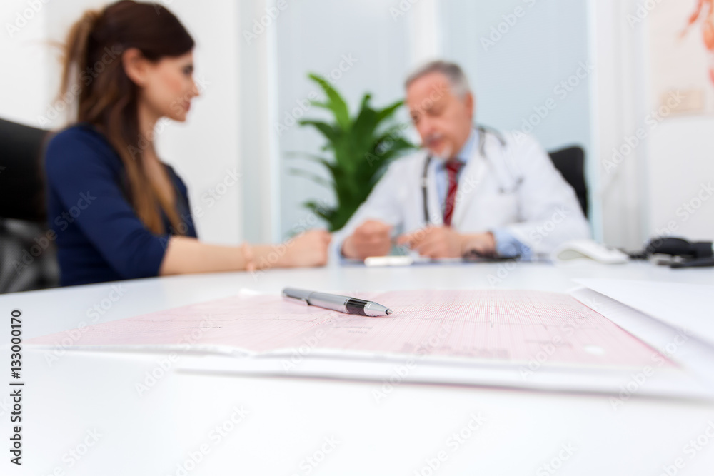 Doctor talking to a patient Doctor talking to a patient