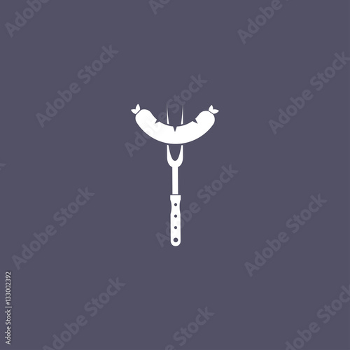 sausage icon for bbq