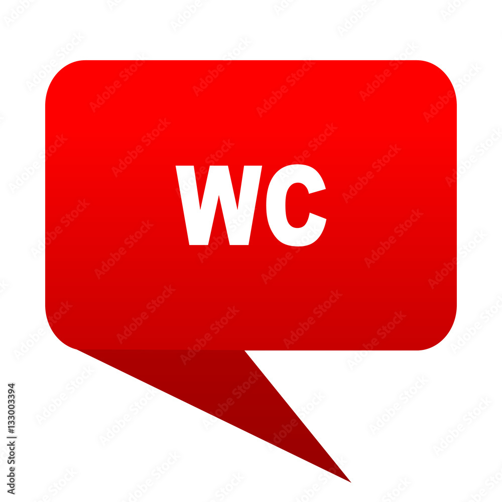 toilet bubble red icon toilet bubble red icon