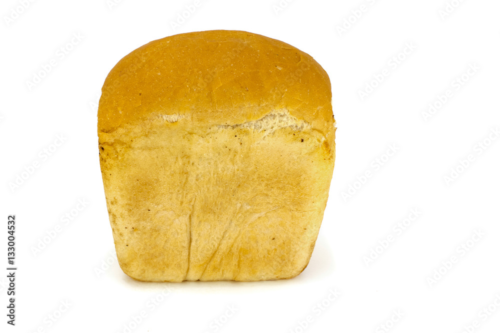 White bread isolated over white White bread isolated over white