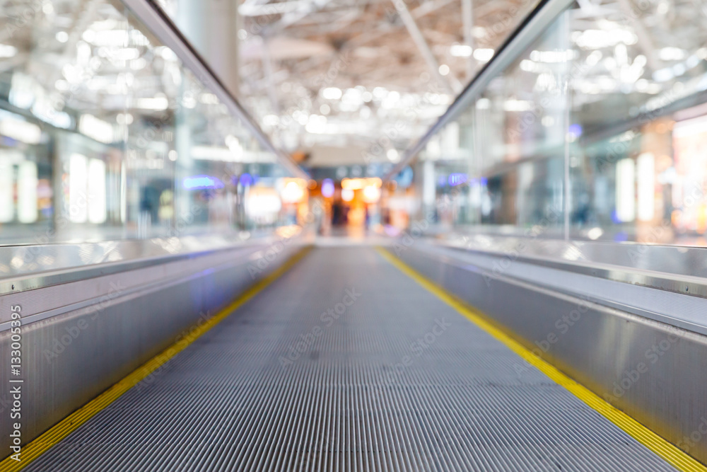 travelator at the airport