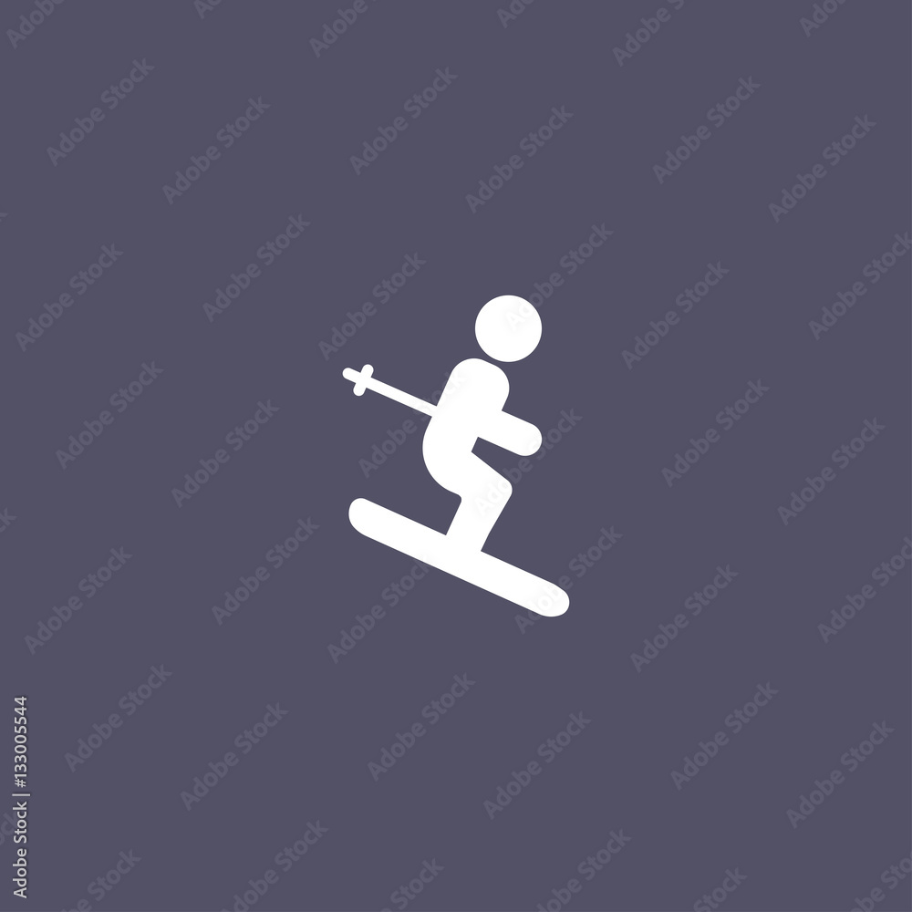 skier icon design skier icon design