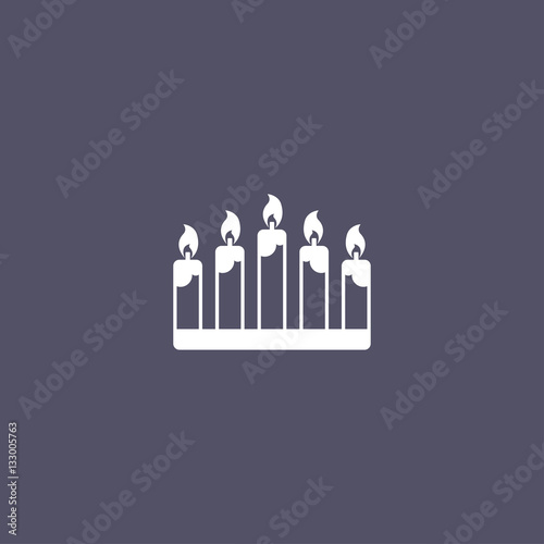 Candle icon design