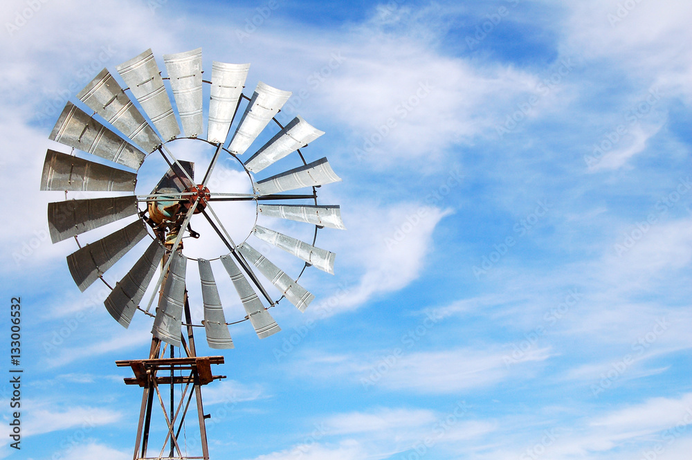 Wind Wheel near Sossusvlei in Namibia