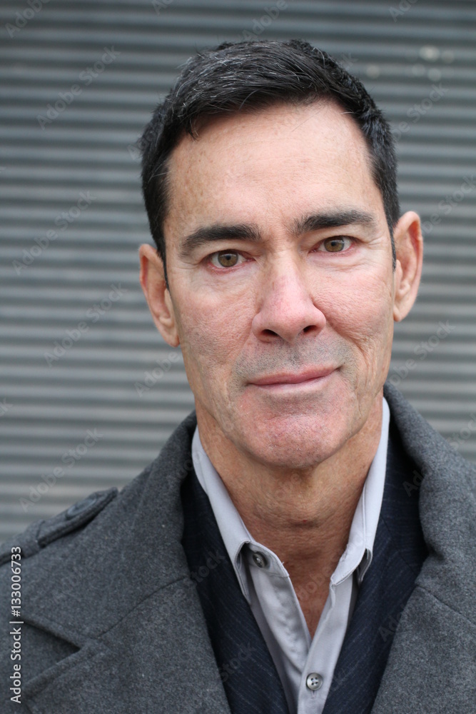 Fototapeta premium Portrait Of A Mature Man Smiling