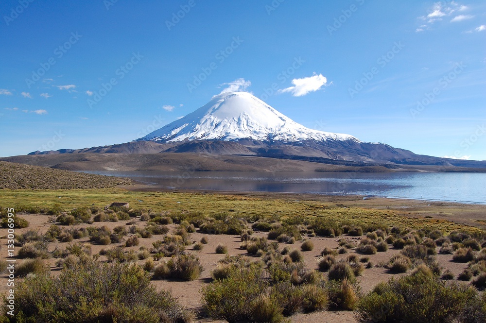 Wonderful Landscape in the Andes of Bolivia