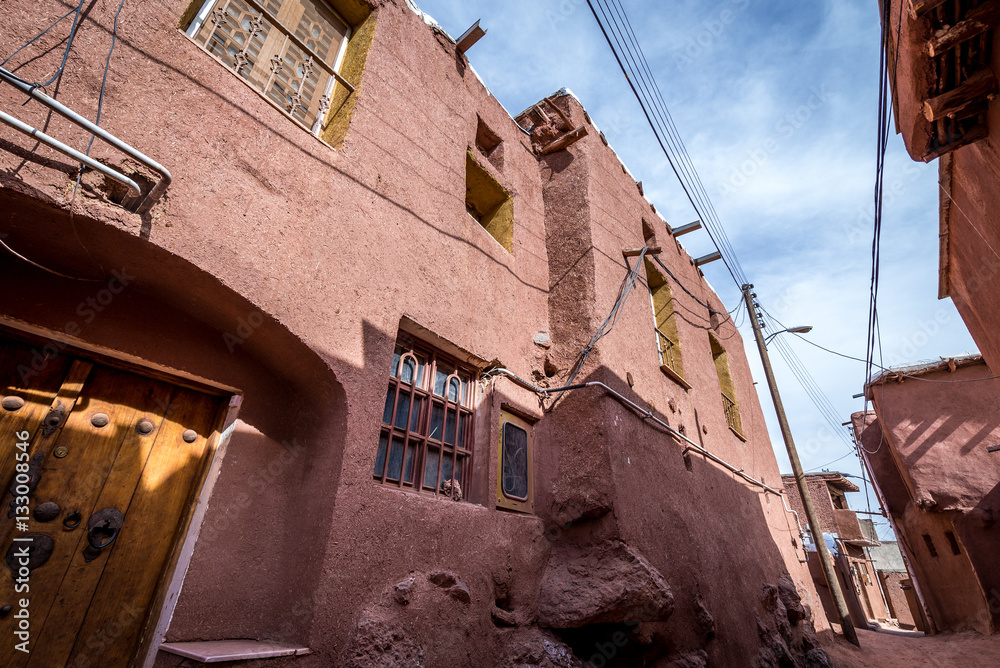 Buildings in Abyaneh - one of the oldest villages in Iran