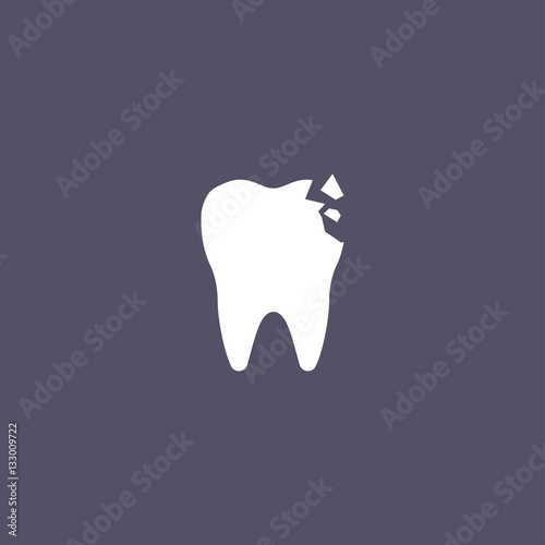 damaged tooth icon