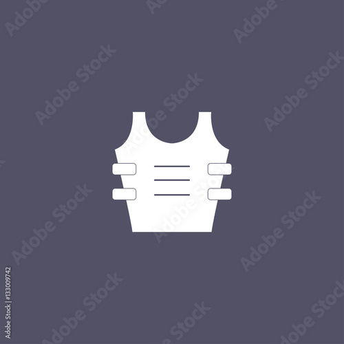  Police bulletproof icon