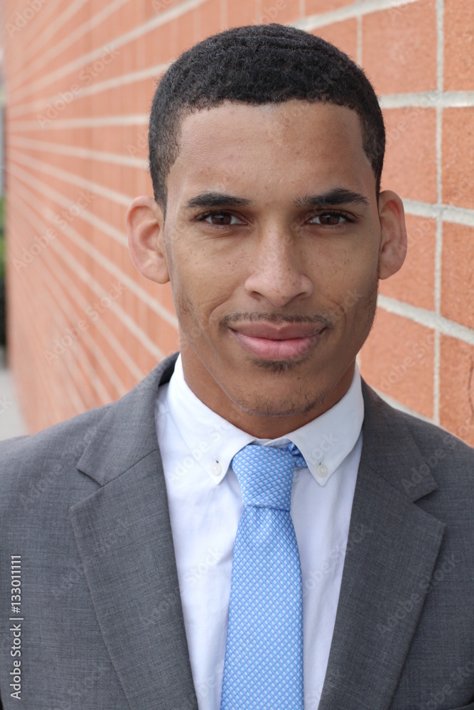 Conceited elegant businessman close up Conceited elegant businessman close up