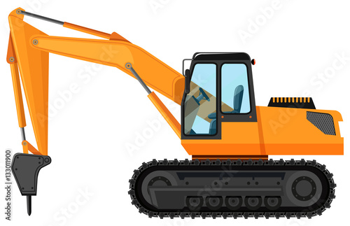 Tractor with drilling head