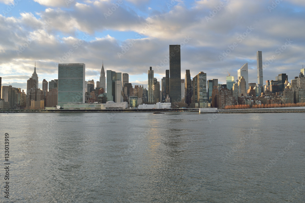 Naklejka premium Manhattan skyline.