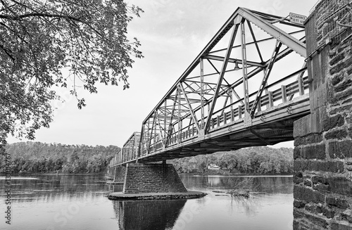 Uhlerstown-Frenchtown Bridge over the Delaware River  photo