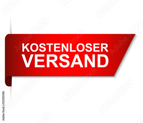 Kostenloer Verand - rotes Lesezeichen