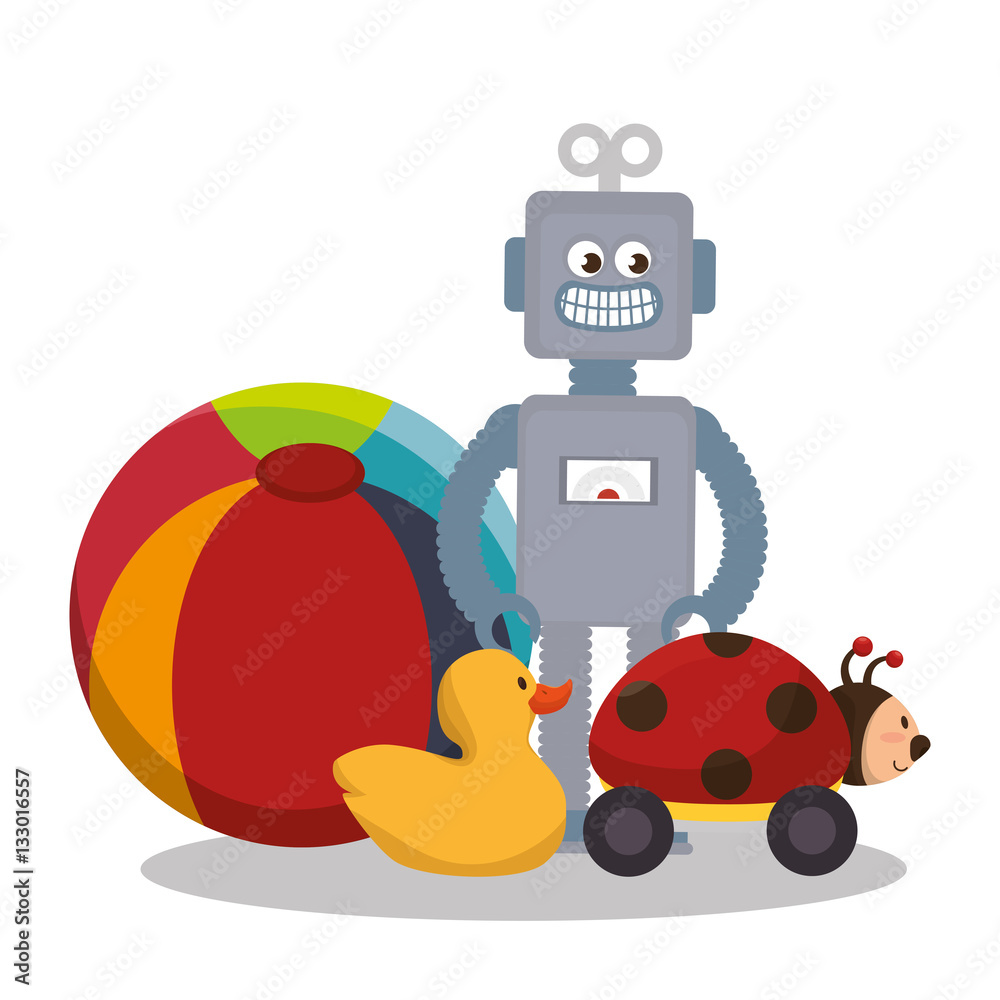 set baby toys icon vector illustration design set baby toys icon vector illustration design