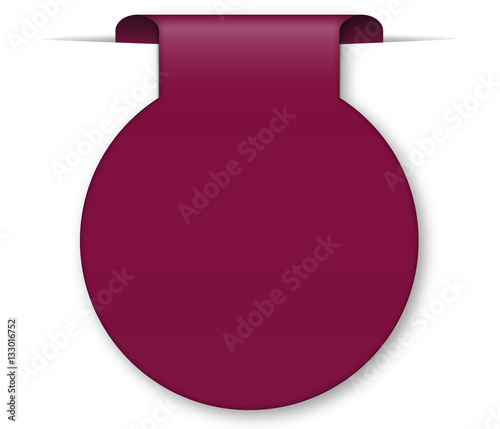 round red bookmark