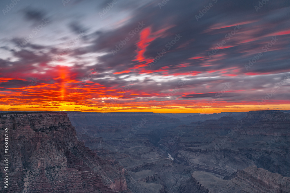 Sunset of the Grand Canyon