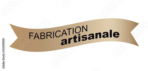 FABRICATION ARTISANALE ÉTIQUETTE