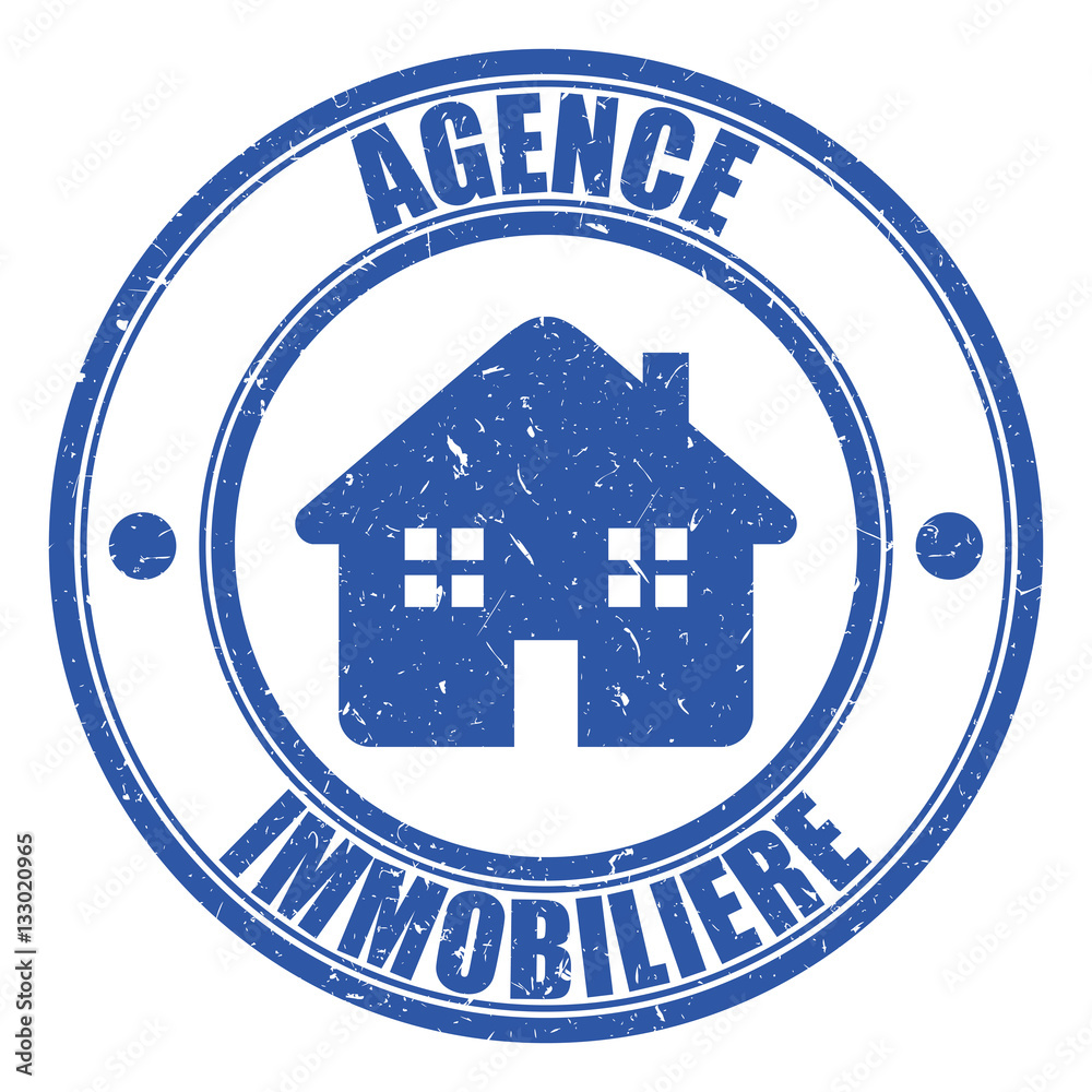 Logo agence immobilière. Stock Vector | Adobe Stock