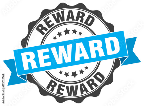 reward stamp. sign. seal