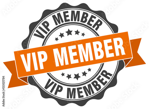 vip member stamp. sign. seal